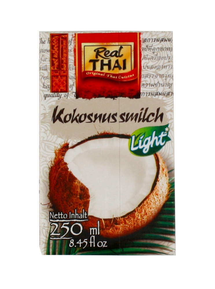 Levně Real Thai Kokosové mléko LITE 250ml (bílé)