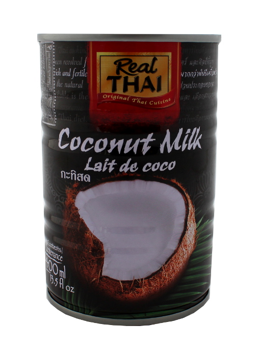 Levně Real Thai Kokosové mléko 400ml (černé)