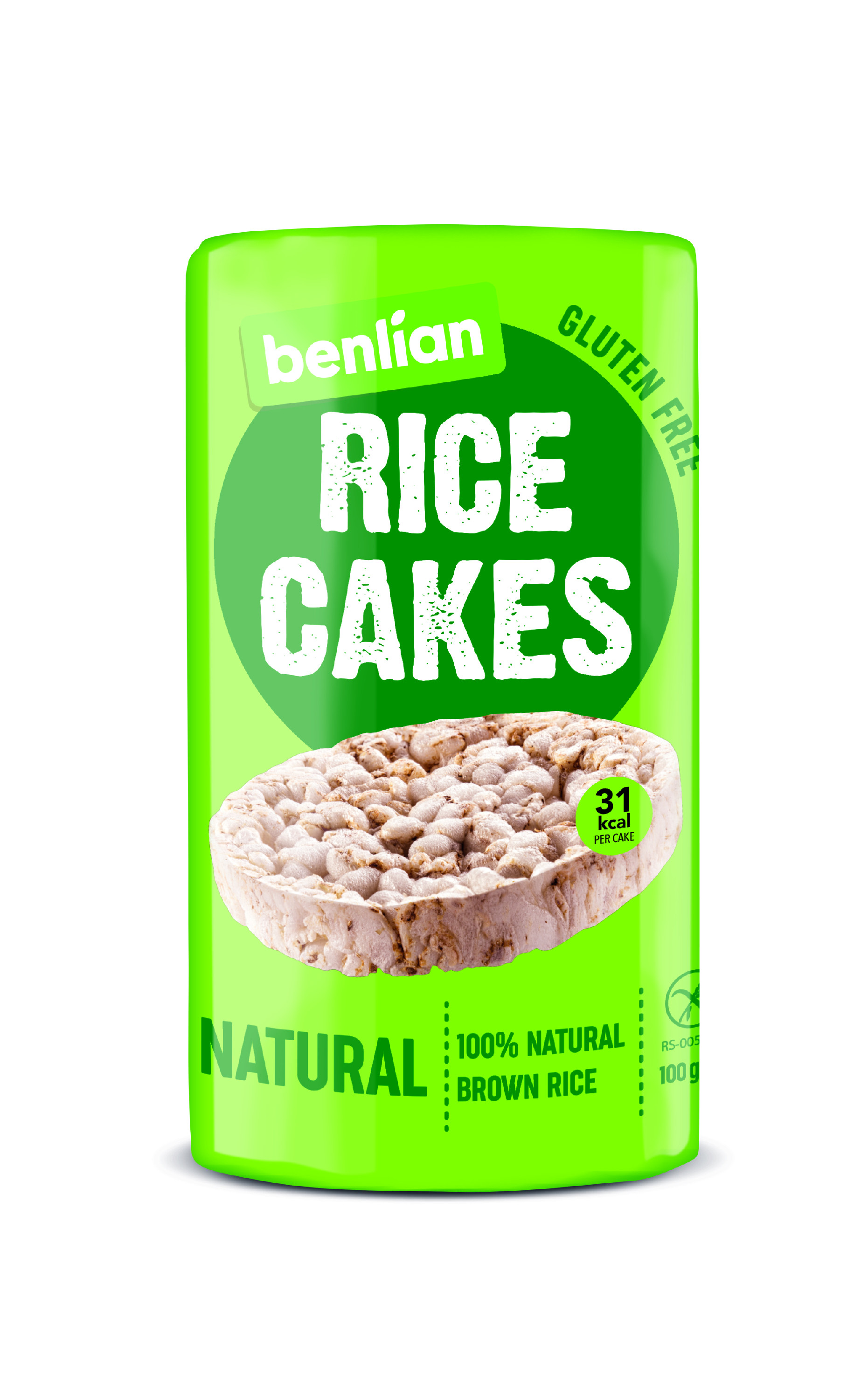 Levně Benlian Rice cakes rýžové chlebíčky přírodní 100 g