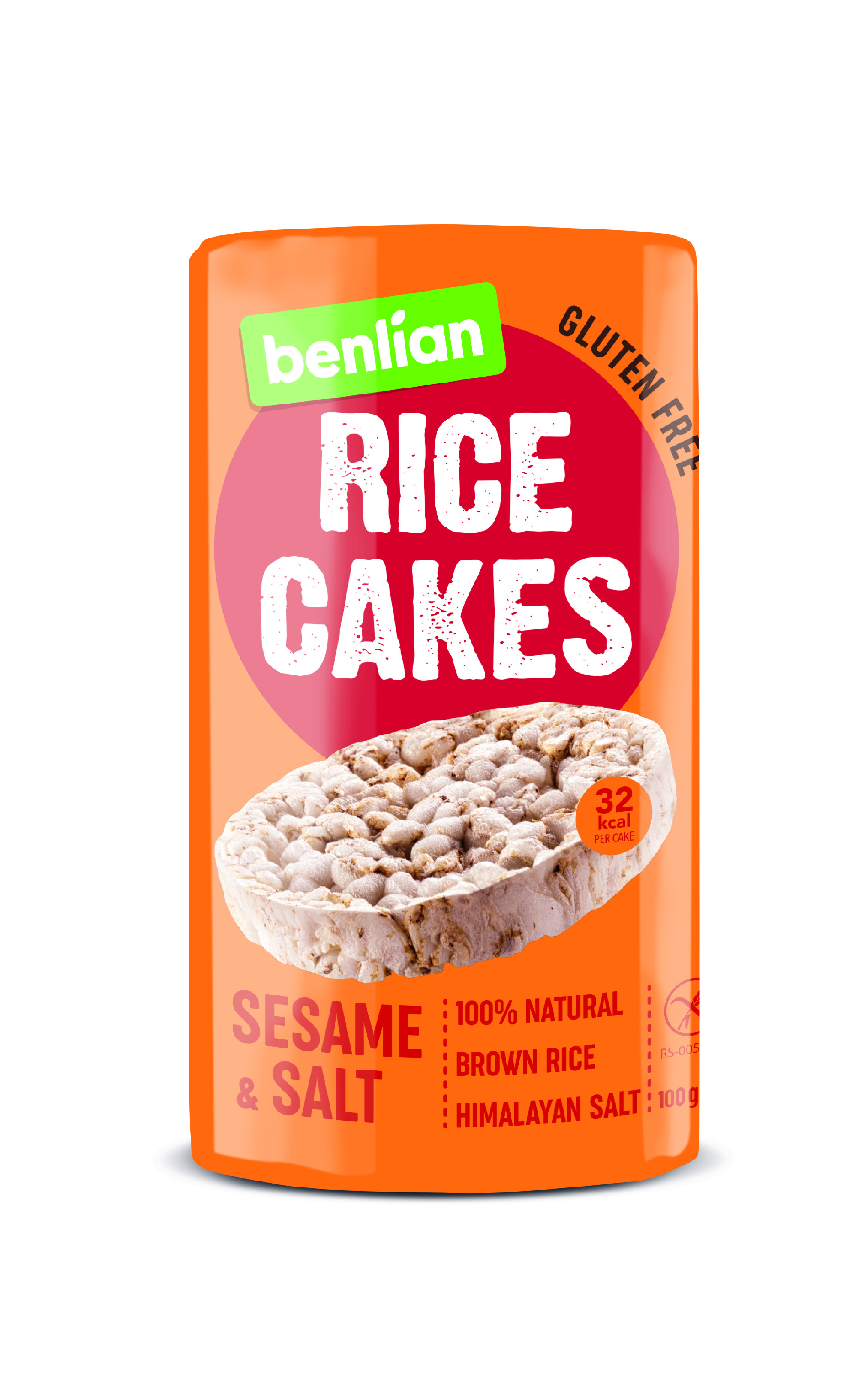 Levně Benlian Rice cakes rýžové chlebíčky sezam a sůl 100 g