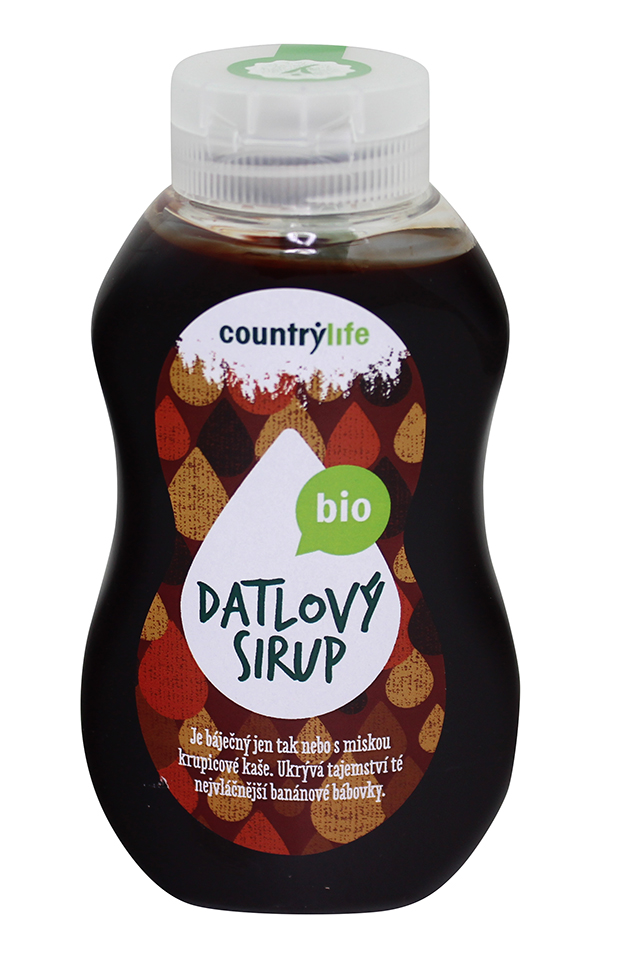 Levně Zdraví z přírody COUNTRY LIFE Sirup datlový BIO 250ml