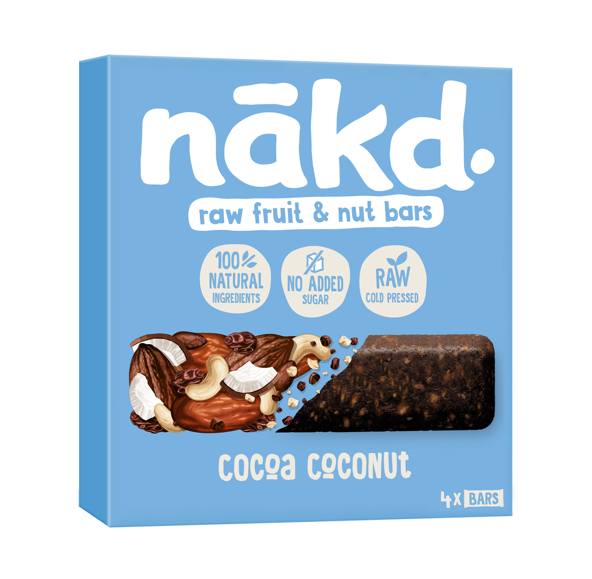 Levně NAKD Cocoa Coconut 4x 35G