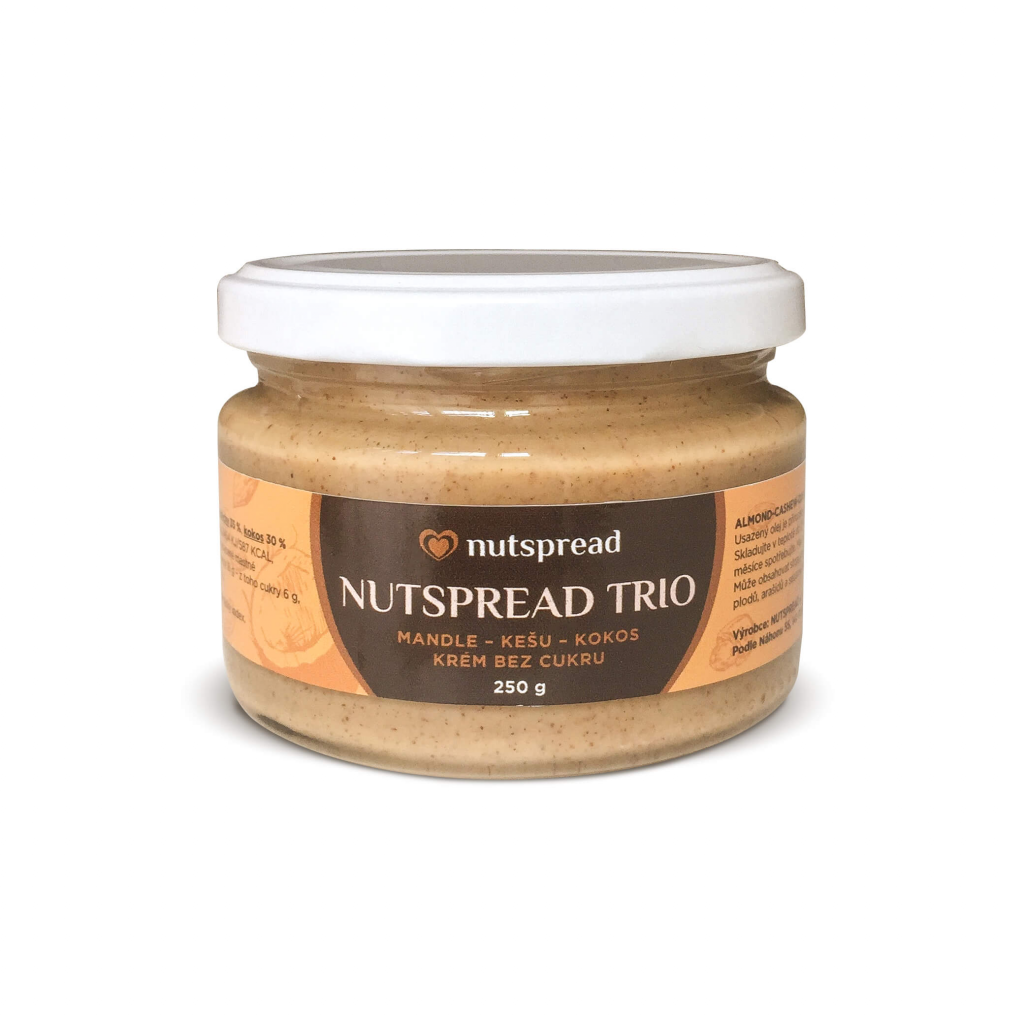 Levně Nutspread TRIO Pasta ze tří druhů ořechů 250 g