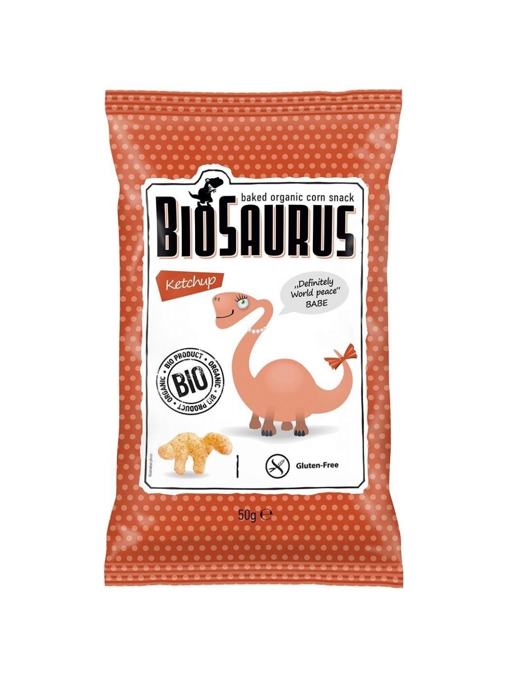 Levně Mclloyd´s McLloyds Biosaurus snack ketchup 50 g