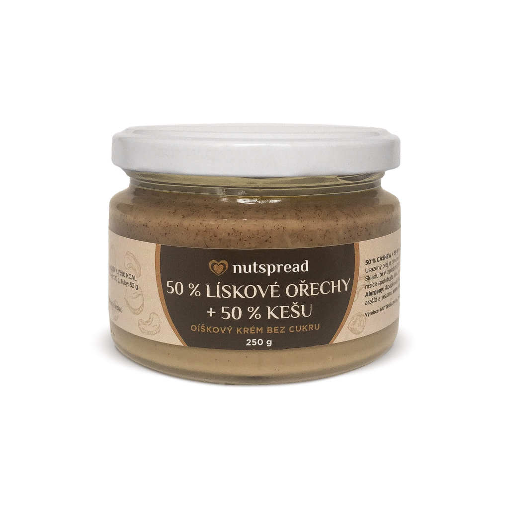 Levně Nutspread 100% dvoubarevné oříškové máslo 250 g
