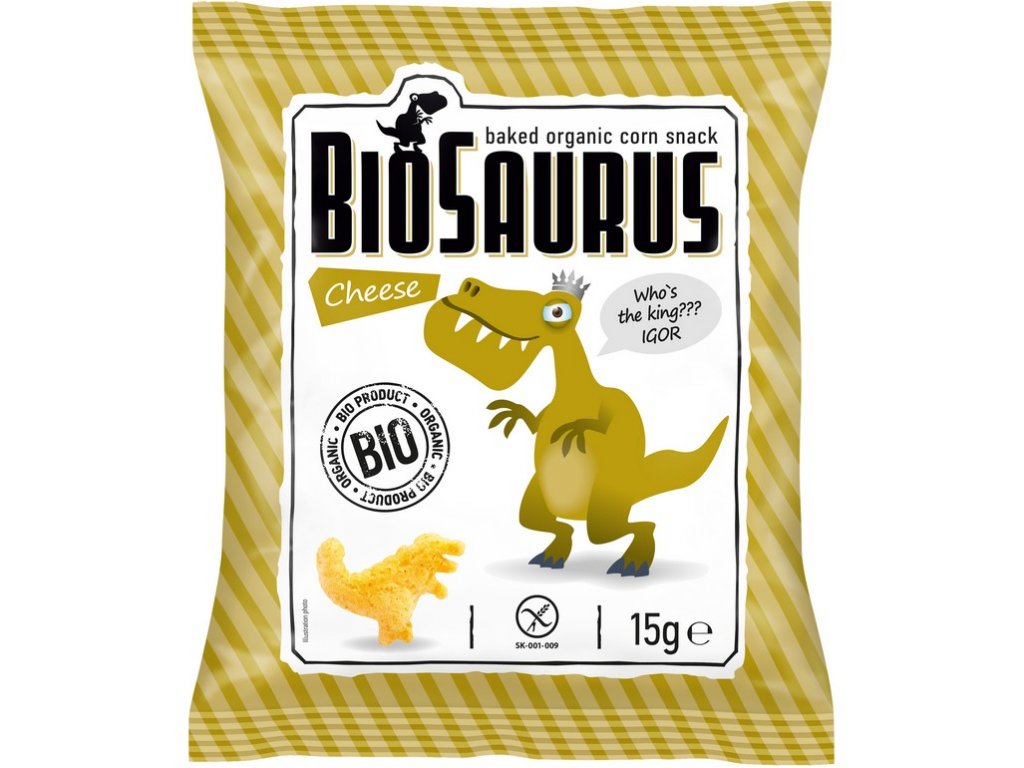 Levně Mclloyd´s McLloyds Biosaurus snack sýr 15 g