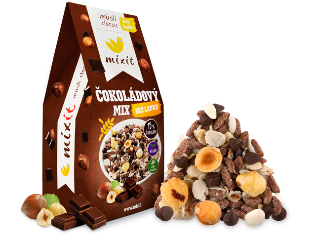 MIXIT Müsli classic - Čokoládový mix bez lepku 430 g