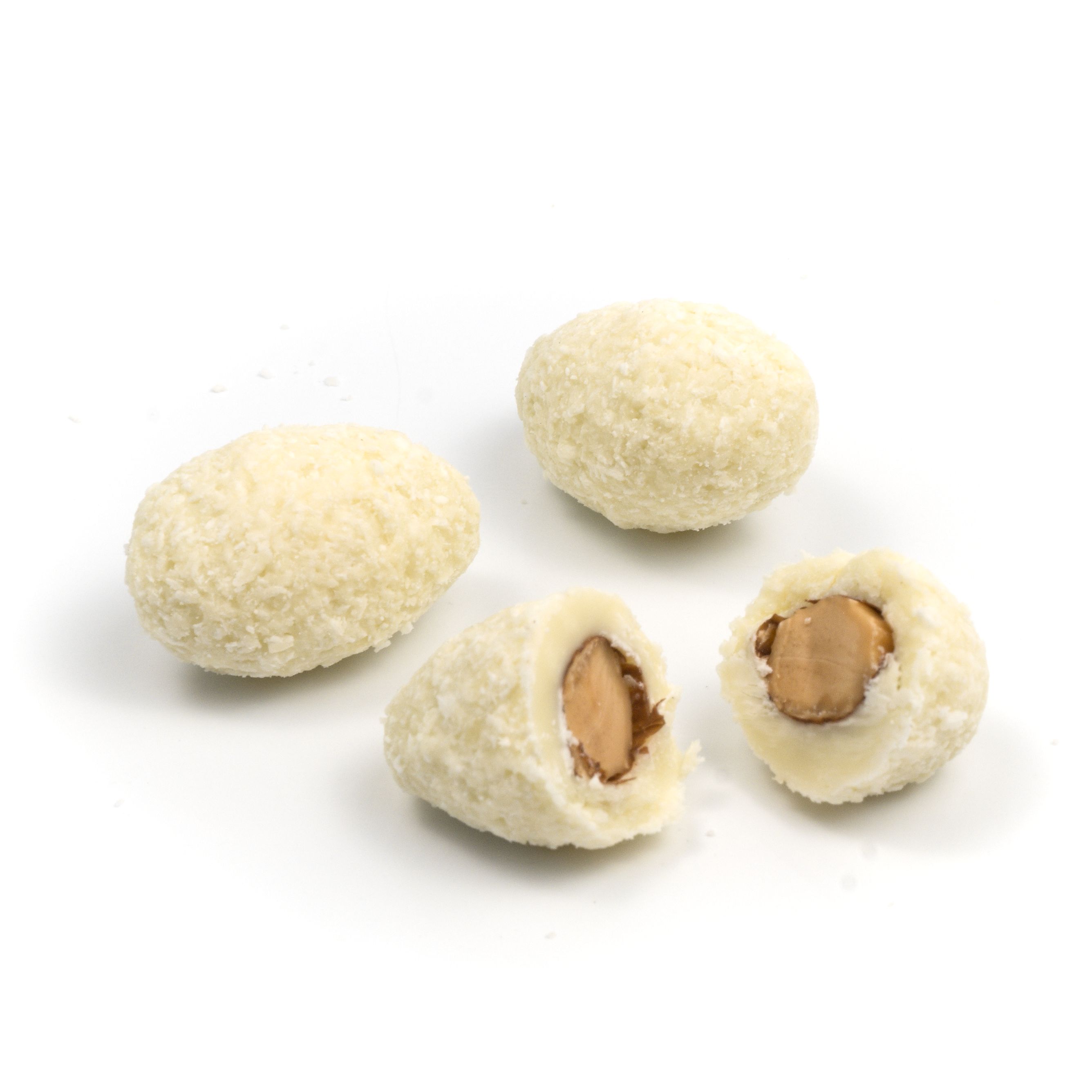 Levně NUTSMAN Mandle v bílé čokoládě s kokosem ,,Raffaello,, Množství: 125 g - nejvyšší kvalita zaručena