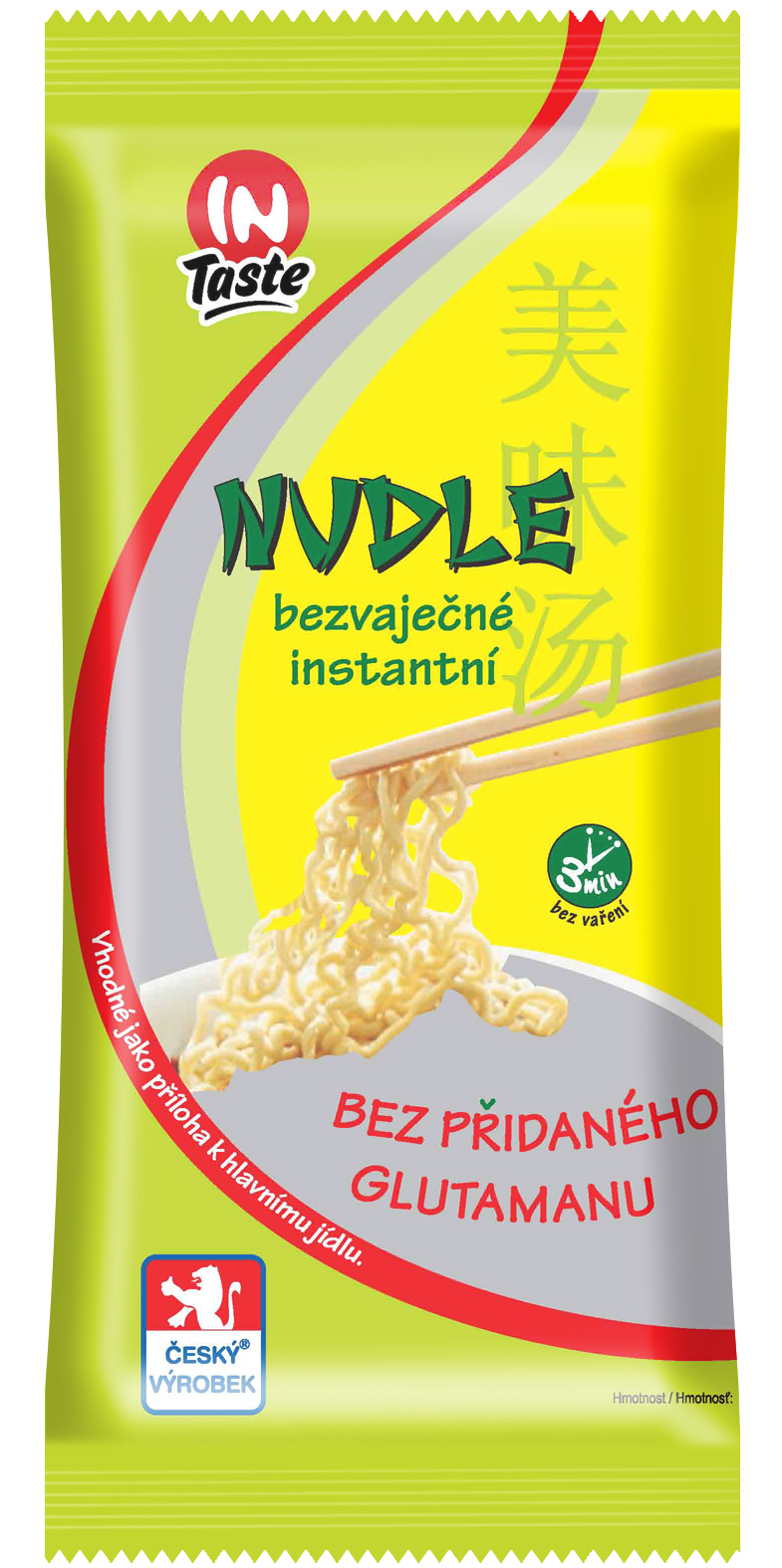 Levně IN TASTE instantní bezvaječné nudle 240 g