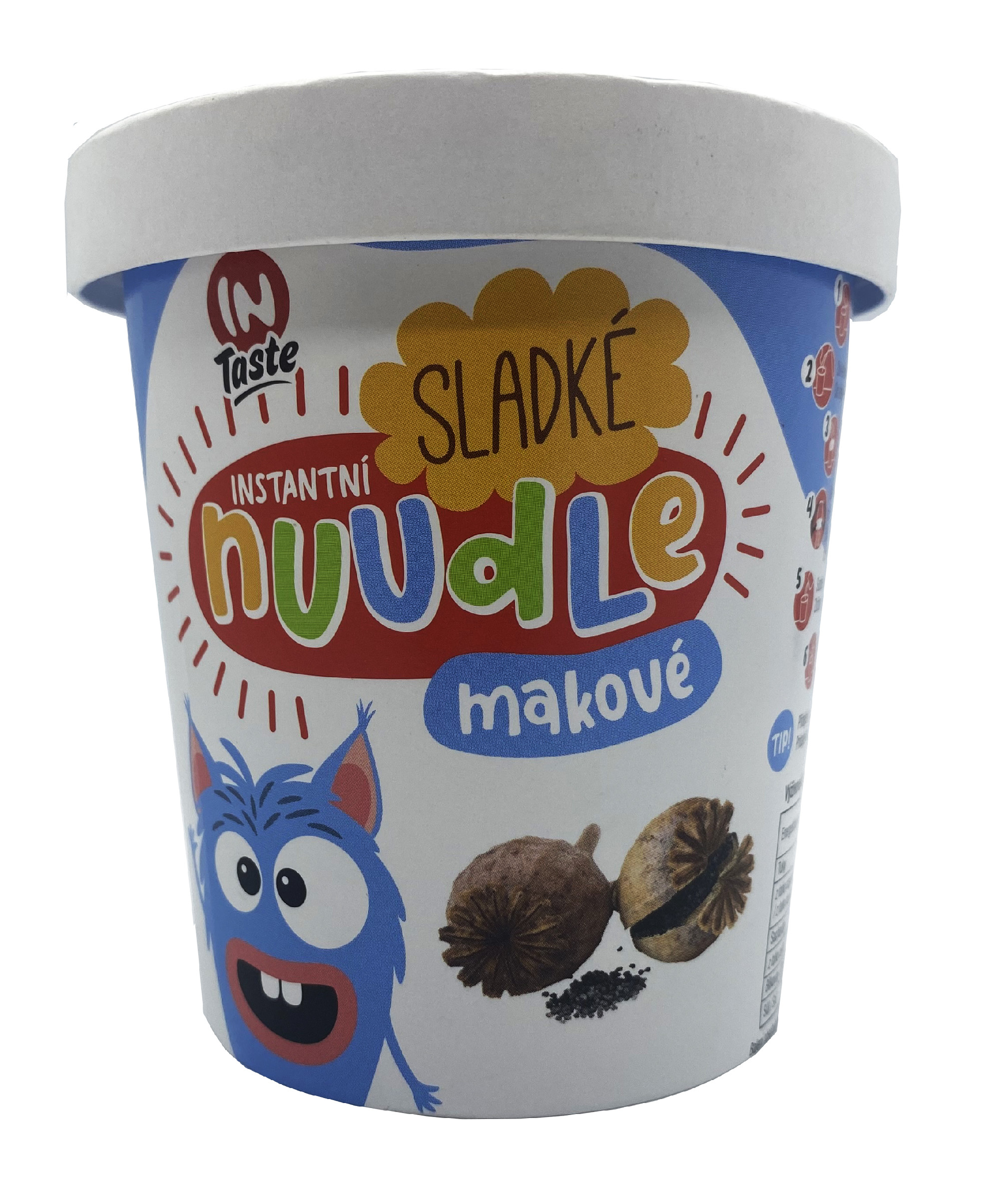 IN TASTE sladké nudle makové 70 g