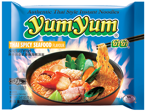 YUM YUM Instantní nudlová polévka s příchutí mořských plodů 70 g