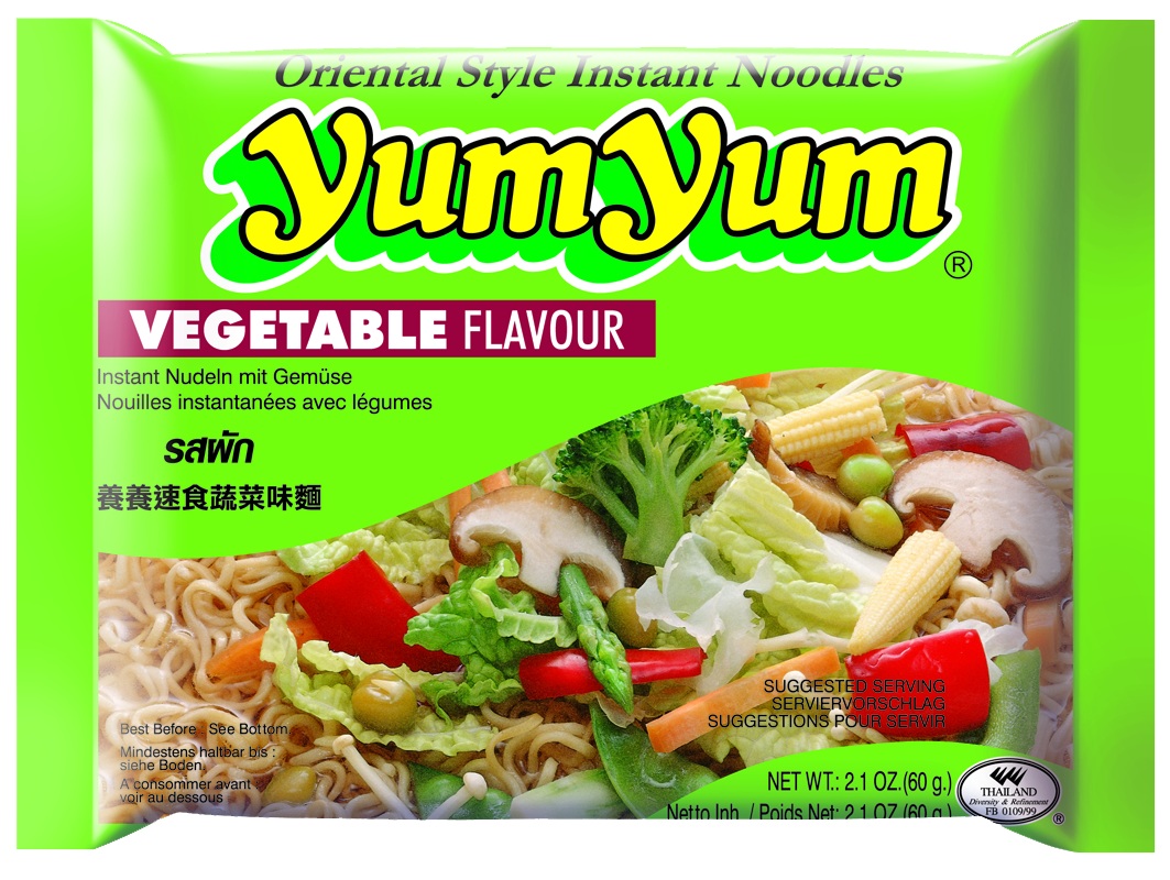 YUM YUM Instantní nudlová polévka zeleninová 60 g