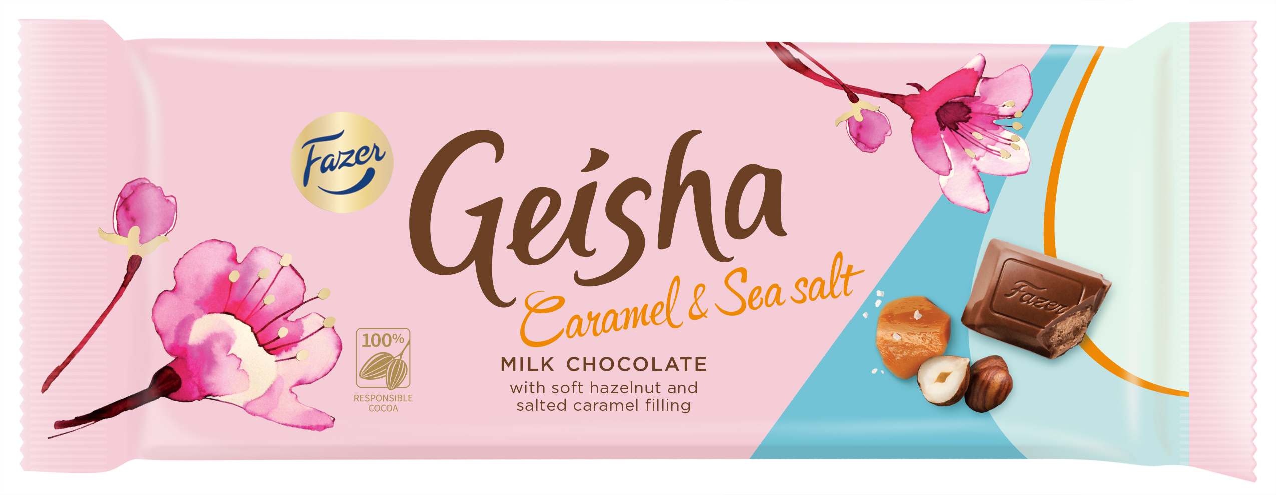 Levně GEISHA tabulková čokoláda Slaný karamel 100 g
