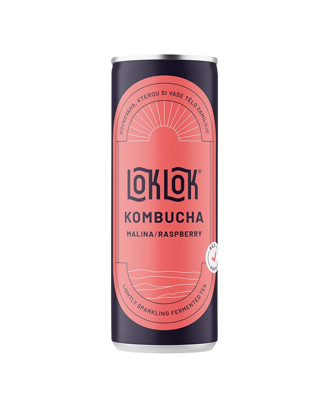 Levně Loklok Kombucha Malina 250 ml