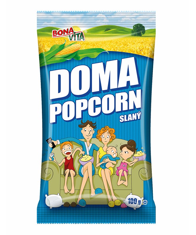 Levně Bonavita Popcorn do mikrovlnky slaný 100 g