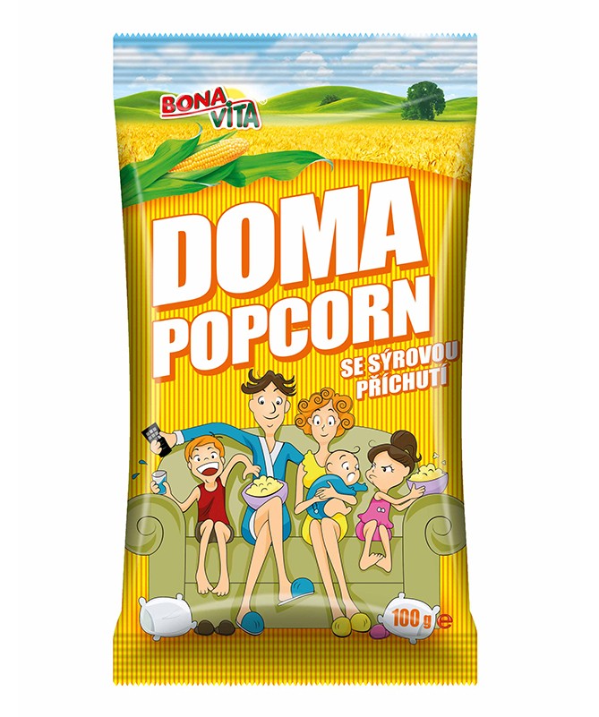 Levně Bonavita Popcorn do mikrovlnky sýrový 90 g