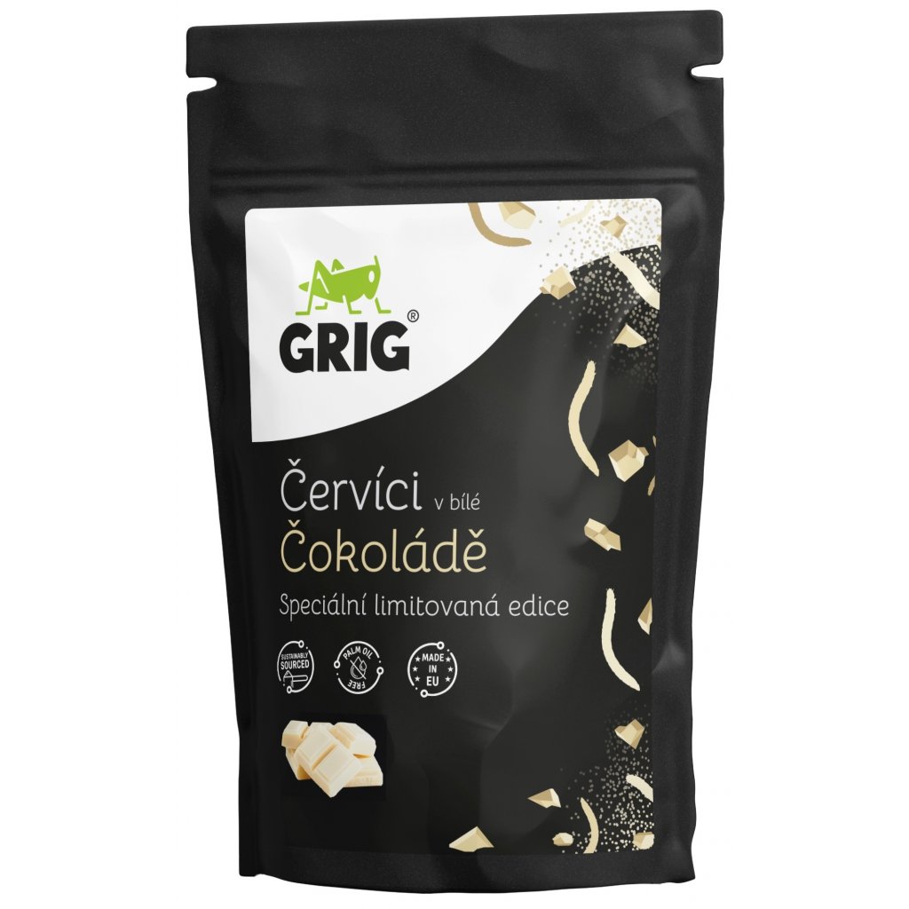 Grig červíci v bílé čokoládě 35 g