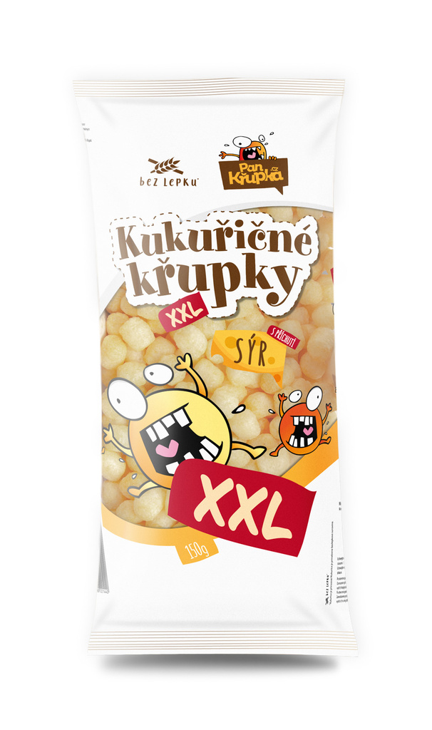 Levně REJ Kukuřičné křupky XXL sýrové 150 g