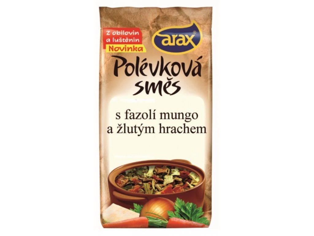 Levně ARAX PS Fazole mungo a žlutý hrách 160 g DMT 03/24