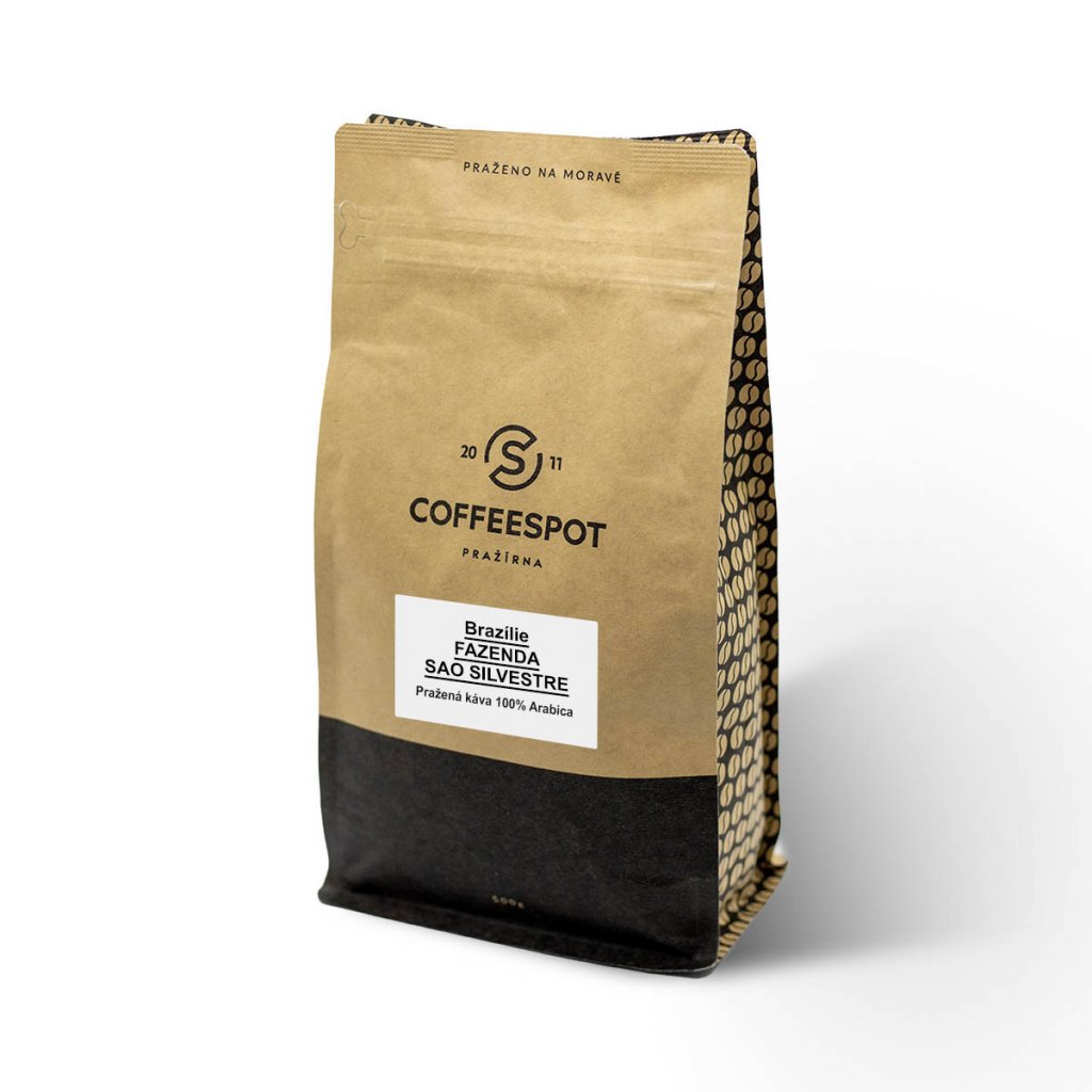 Levně Coffeespot Brazílie FAZENDA SAO SILVESTRE Množství: 500 g