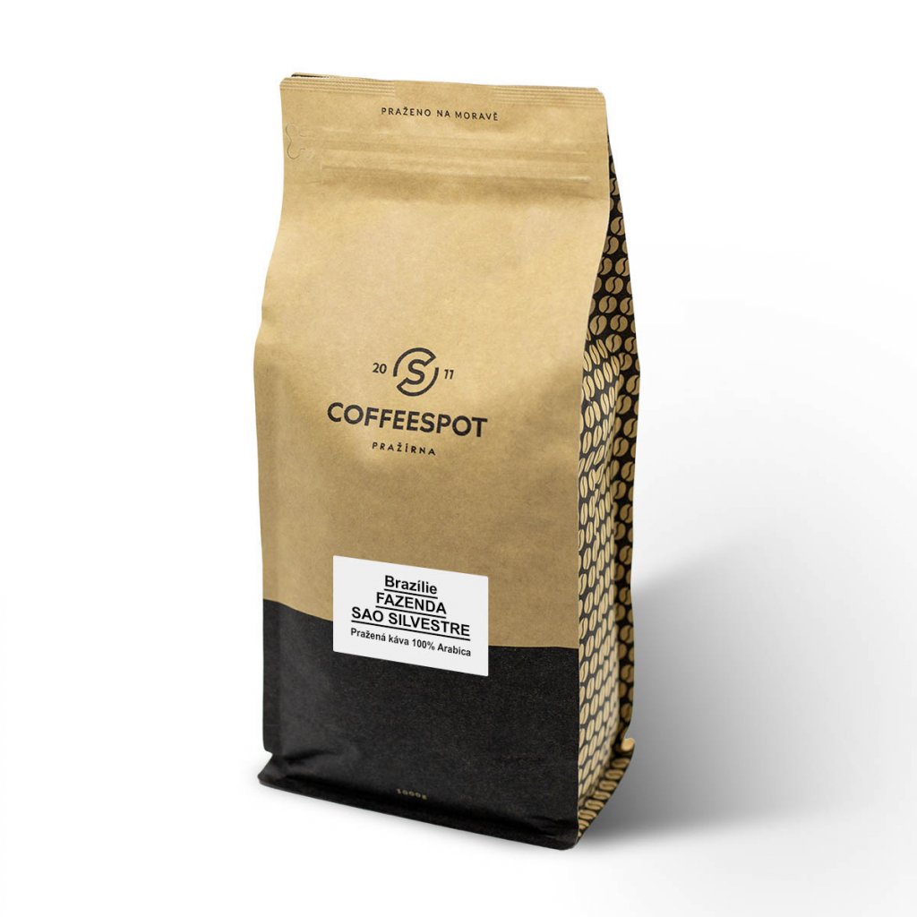 Levně Coffeespot Brazílie FAZENDA SAO SILVESTRE Množství: 1000 g