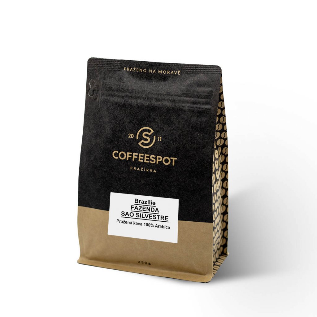 Levně Coffeespot Brazílie FAZENDA SAO SILVESTRE Množství: 250 g