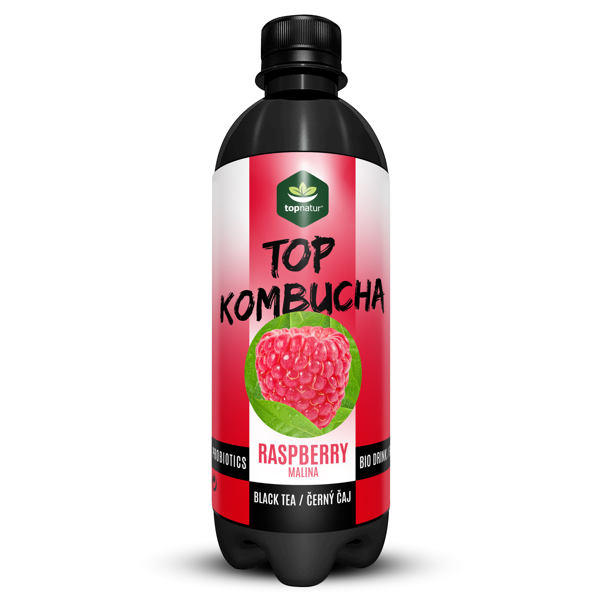 Levně TOPNATUR TOP Kombucha Malina 500 ml