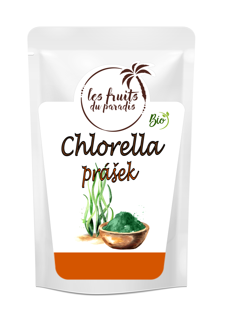 Les fruits de paradis Chlorella prášek sprejové sušení BIO 125g