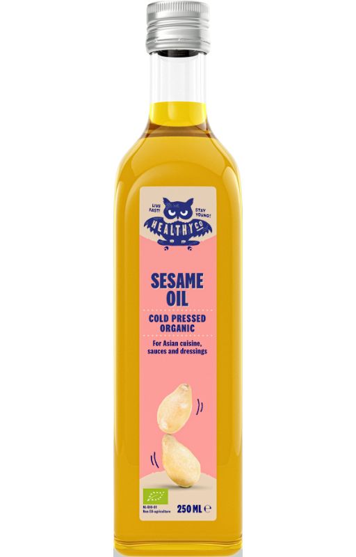 HealthyCo ECO Sezamový olej za studena lisovaný 250 ml