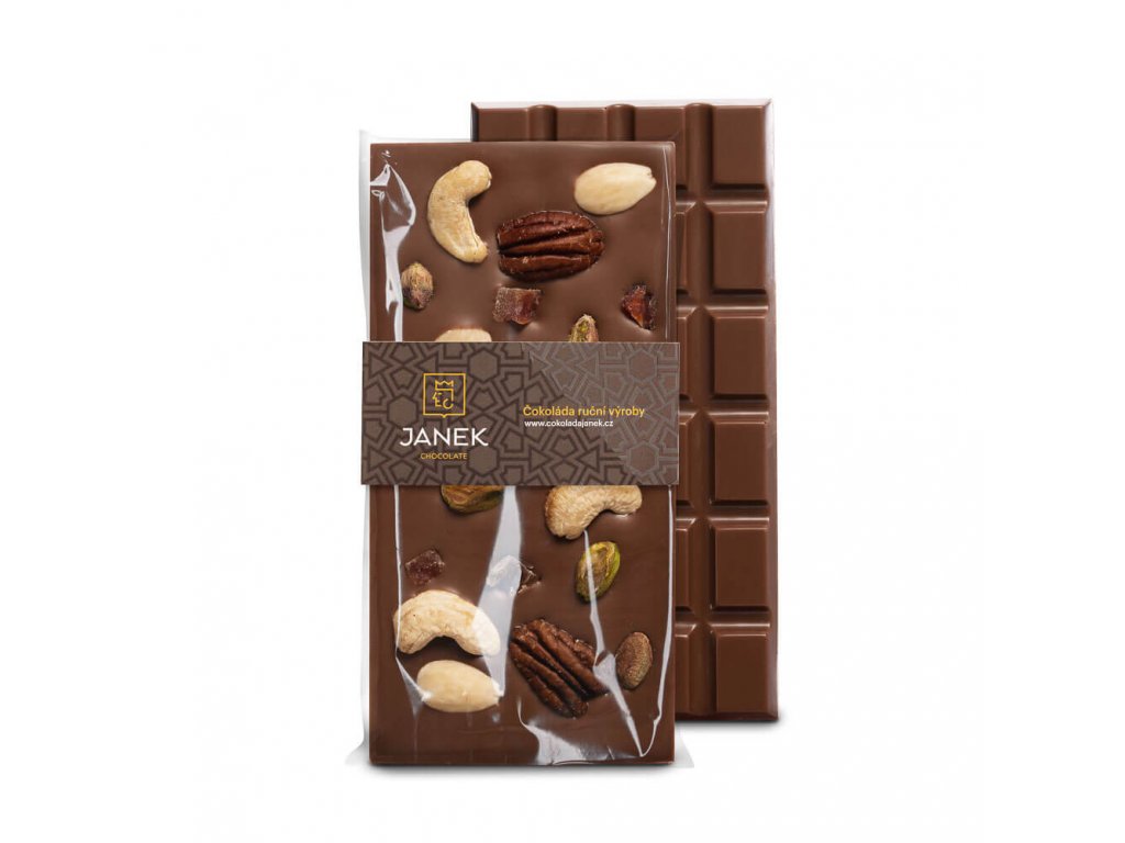 Levně JANEK 34% Čokoláda mléčná "Jankova pečeť" 95g