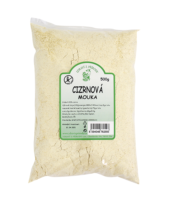 Levně Zdraví z přírody Mouka cizrnová 500g