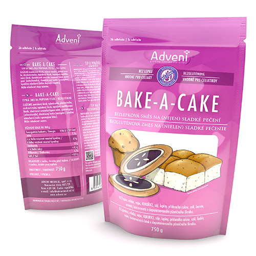 Levně ADVENI Bezlepková směs na (nejen) sladké pečení BAKE-A-CAKE 750g