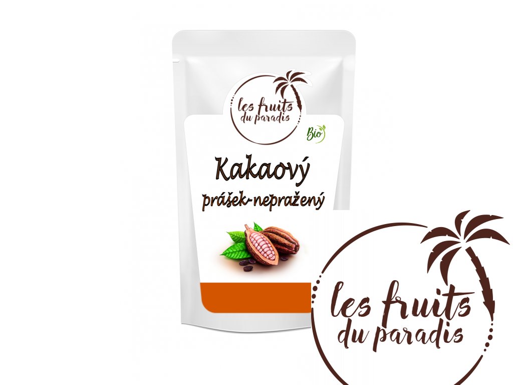 Levně Les fruits de paradis Kakaový prášek BIO nepražený 500g