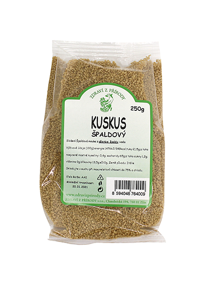Zdraví z přírody Kuskus špalda 250g