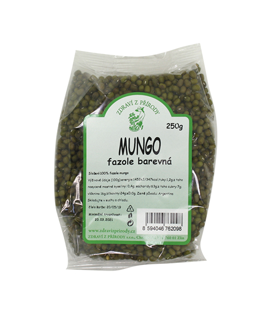 Levně Zdraví z přírody Fazole mungo 250g