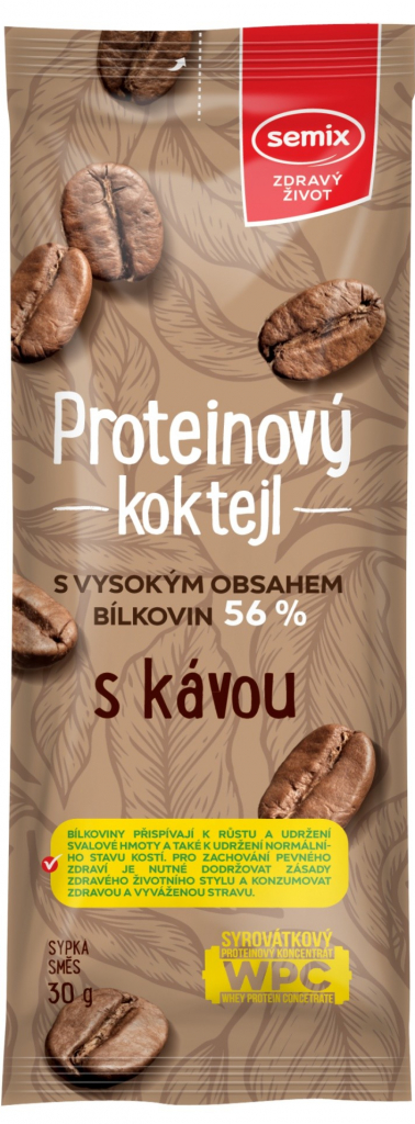 Levně SEMIX Proteinový koktejl s kávou 30g