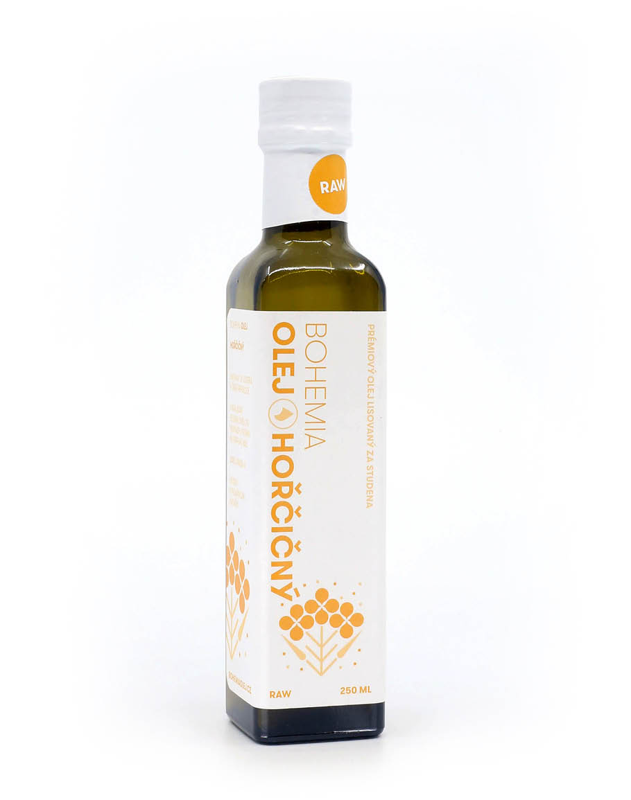 BOHEMIA OLEJ Hořčičný olej LZS RAW 250ml