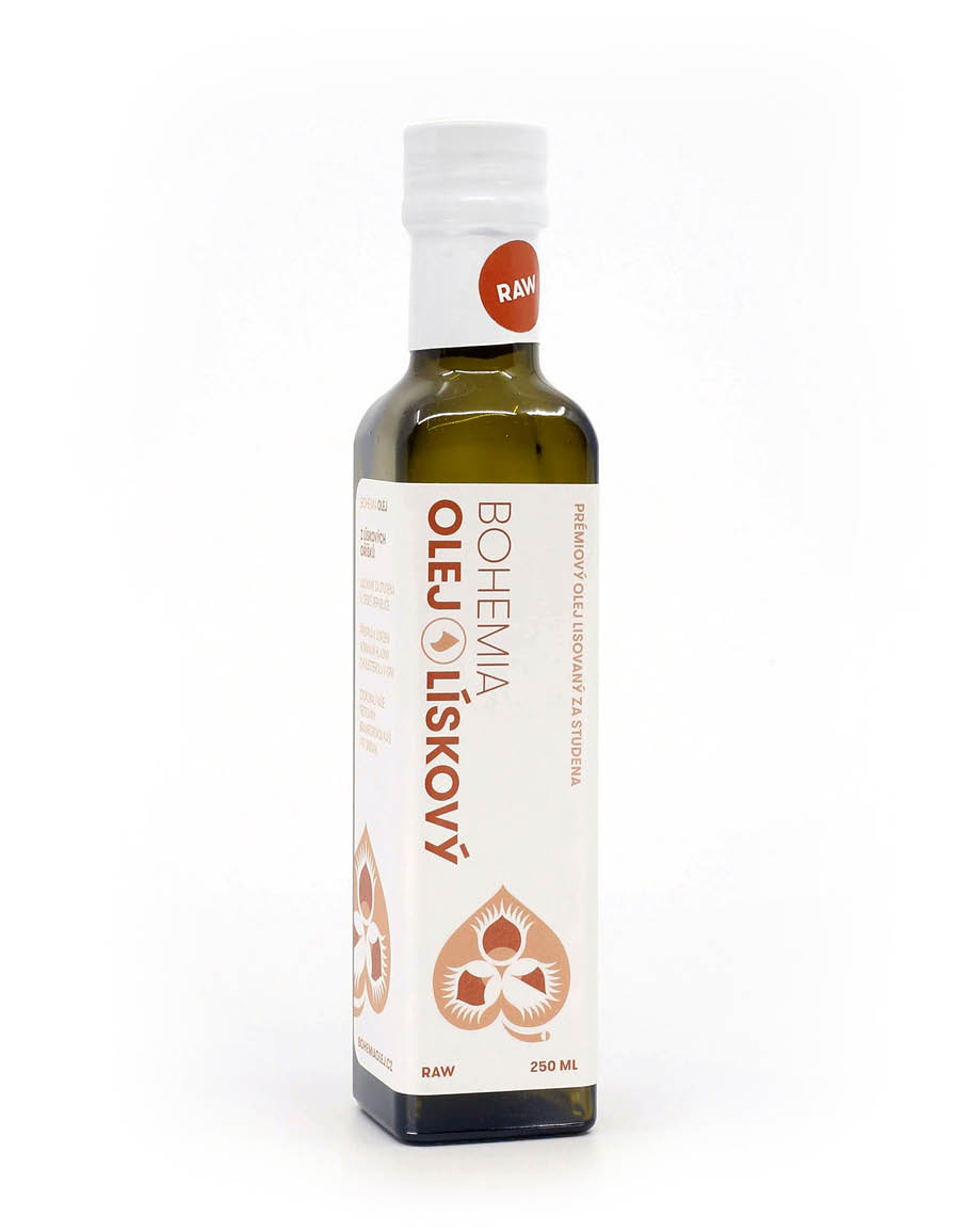 BOHEMIA OLEJ Lískový olej LZS RAW 250ml