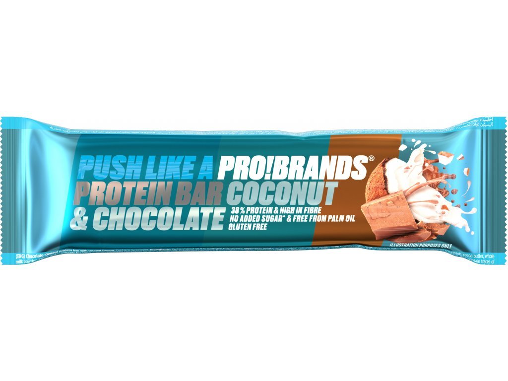 Levně PROBRANDS Protein Bar 45g kokos