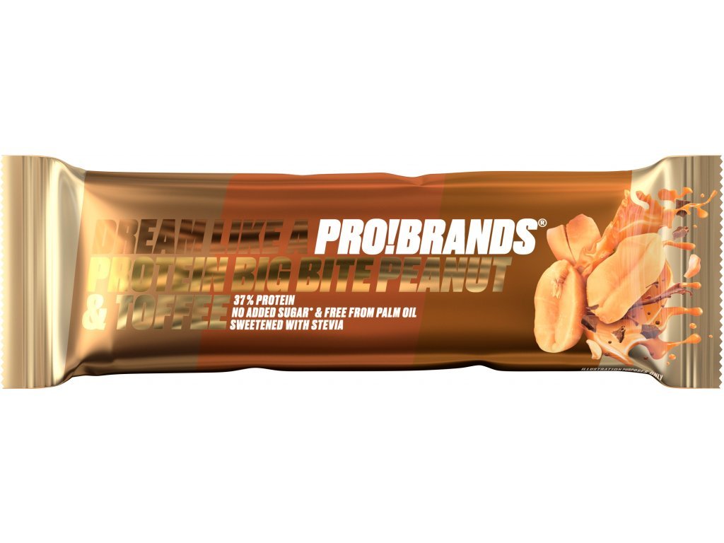 Levně PROBRANDS PROTEIN BIG BITE 45g karamelovo-arašídová