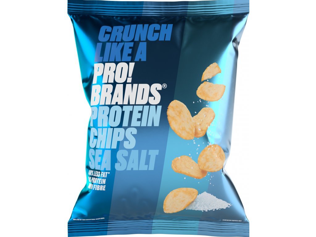 Levně PROBRANDS ProteinPro Chips příchuť sůl 50 g