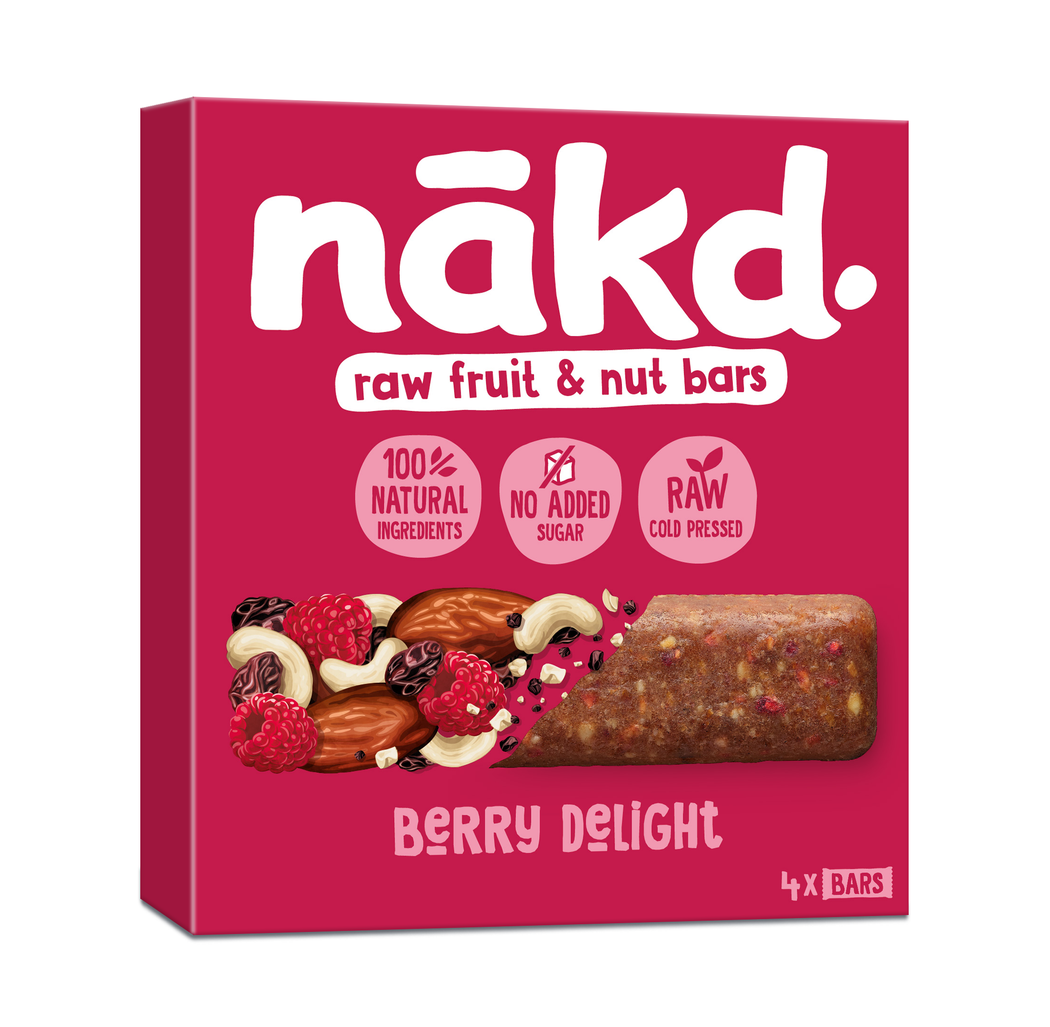 Levně NAKD Berry Delight 4x35G