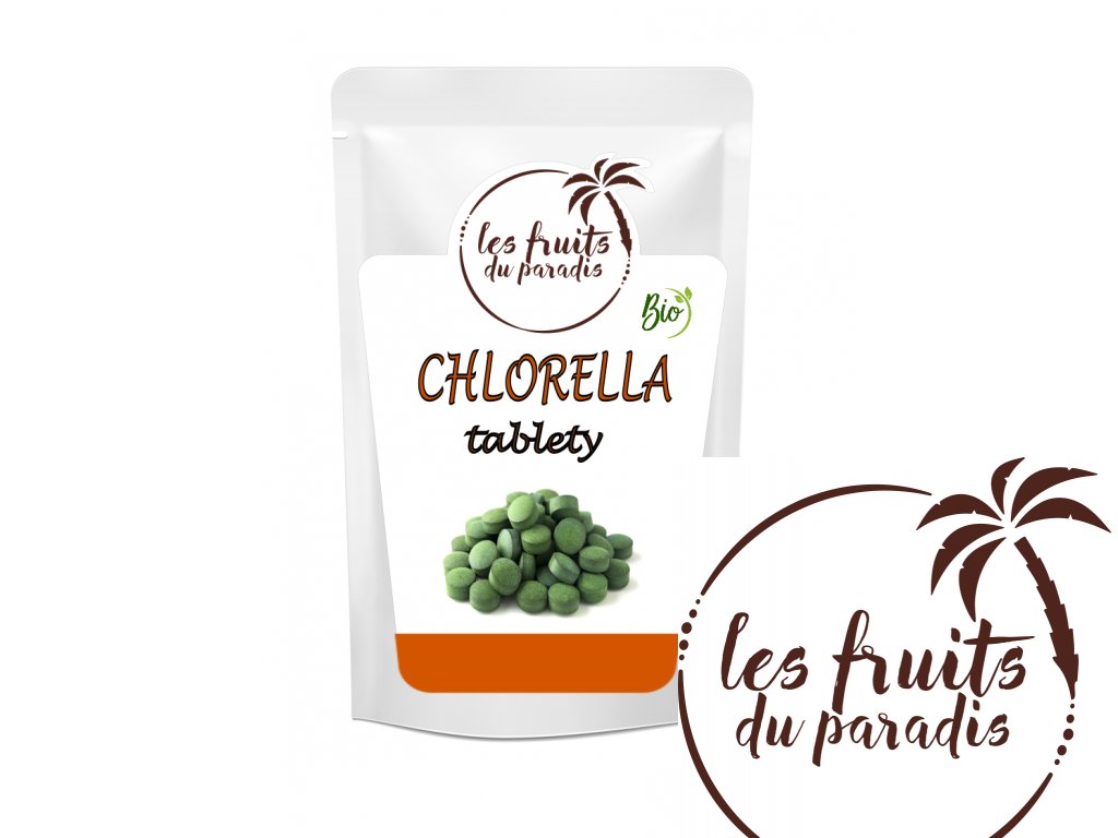 Les fruits de paradis Chlorella tablety 500mg BIO 125g