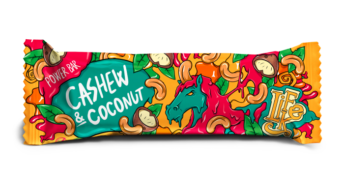 Levně LIFELIKE Power Bar Cashew Coconut 50g