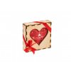srdce červené v krabičce