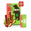 5060139436144 BEAR Fruit Splits jahoda a jablko tycinky z ovoce a zeleniny 5x20g VS