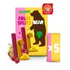 5060139436151 BEAR Fruit Splits malina a anananas tycinky z ovoce a zeleniny 5x20g VS