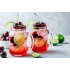 Screenshot 2024 10 04 at 15 15 34 Cherry Limeade or Lemonade in glass mason jar. Ice cold summer drink. – Fotografie od Canvy