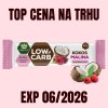 TOPNATUR LOW CARB tyčinka kokos malina 40 g EXP 062026