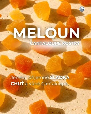 🍈 NOVINKA: Meloun Cantaloupe kostky BEZ SO₂ Chuť léta můžeš mít po ruce kdykoliv. ☀️ Naše kostky z melounu Cantaloupe jsou...